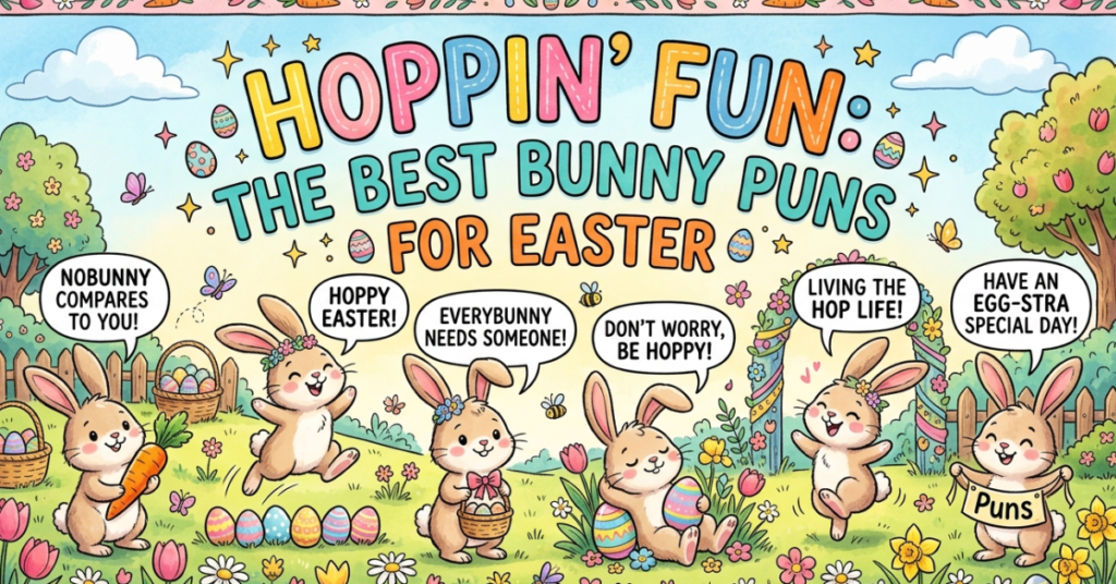 Hoppin’ Fun: The Best Bunny Puns for Easter