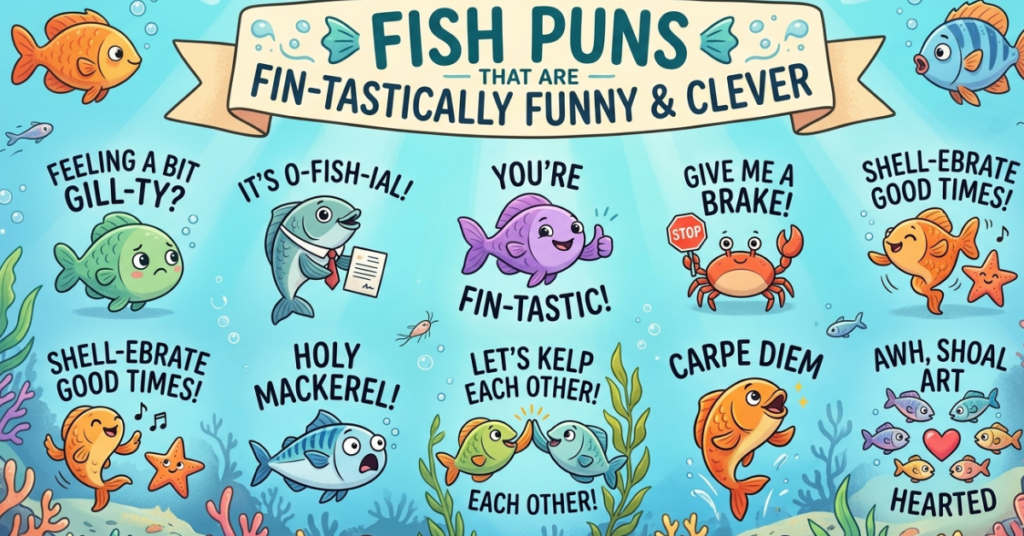 ish Puns That Are Fin-tastically Funny & Clever
