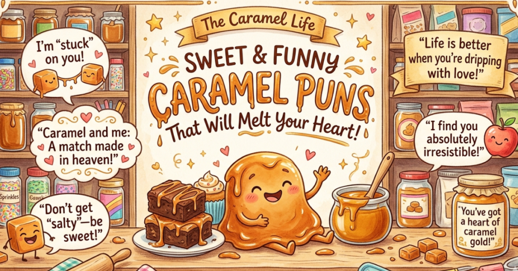 Sweet & Funny Caramel Puns That Will Melt Your Heart