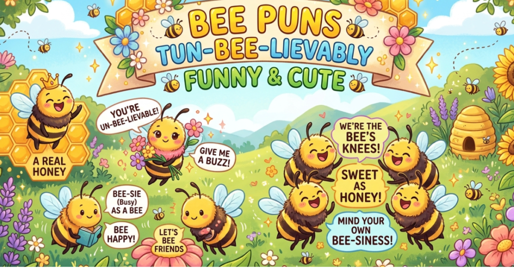 Bee Puns That Are Un-bee-lievably Funny & Cute