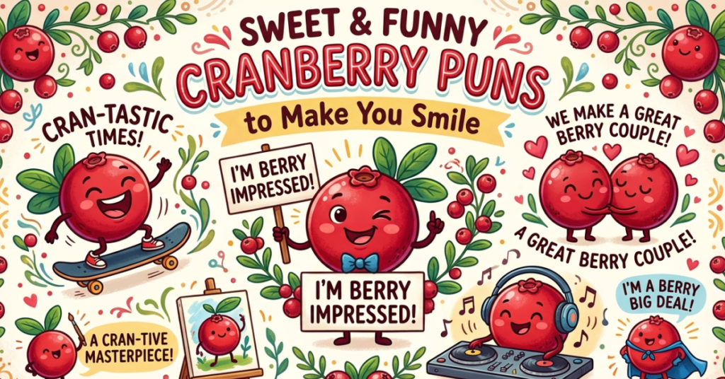 Sweet & Funny Cranberry Puns to Make You Smile