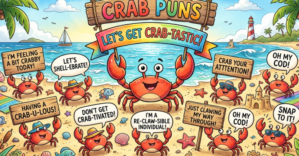 Hilarious Crab Puns You’ll Claw Over