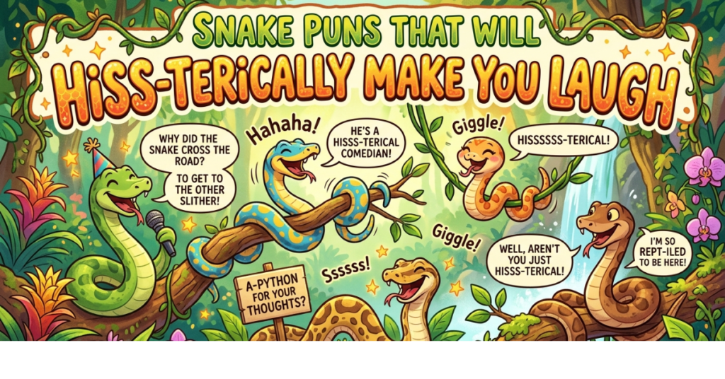 Snake Puns That Will Hiss-terically Make You Laugh