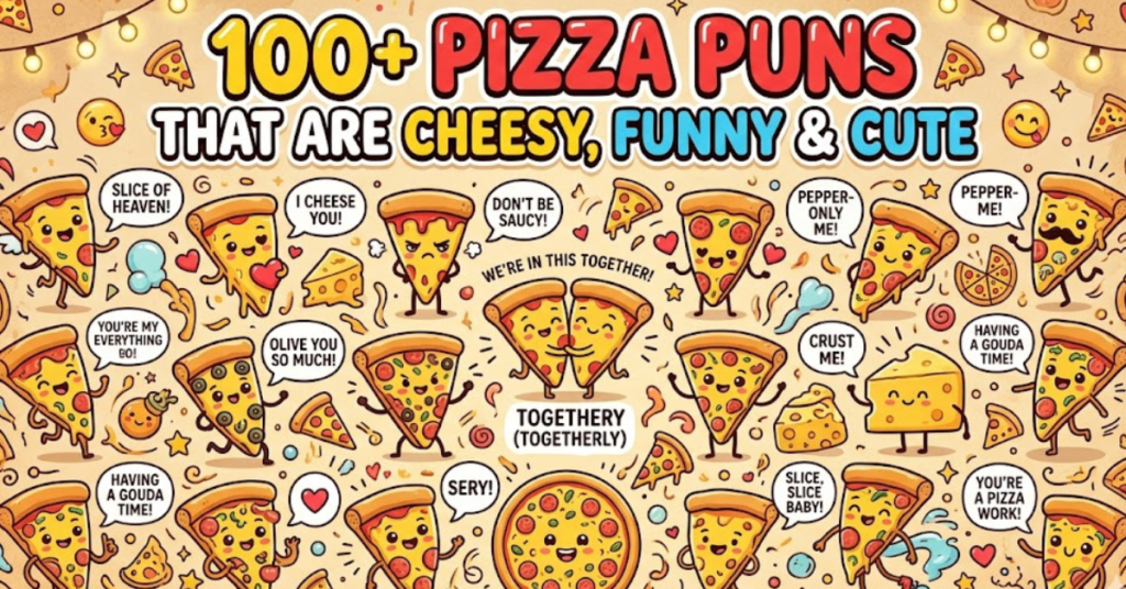 100+ Pizza Puns That Are Cheesy, Funny & Cute
