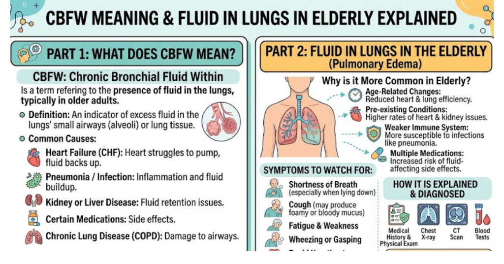 CBFW Meaning & Fluid in Lungs in Elderly Explained