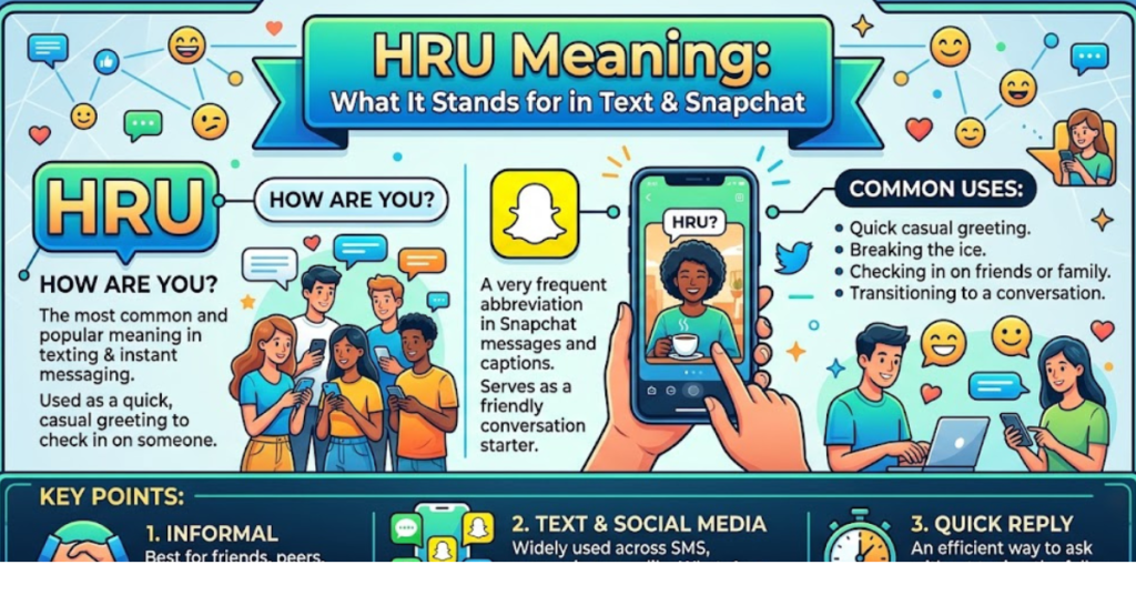 HRU Meaning: What It Stands for in Text & Snapchat