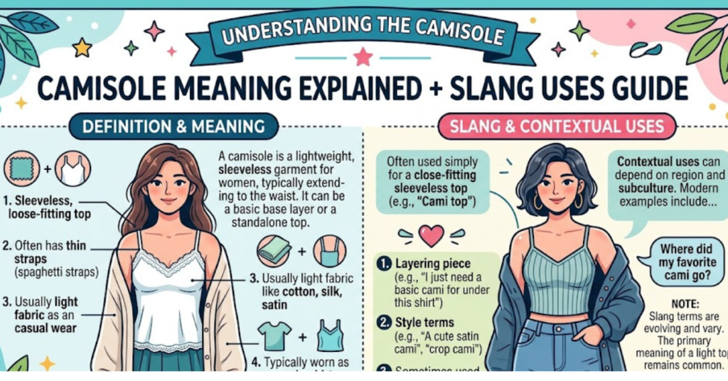 Camisole Meaning Explained + Slang Uses Guide