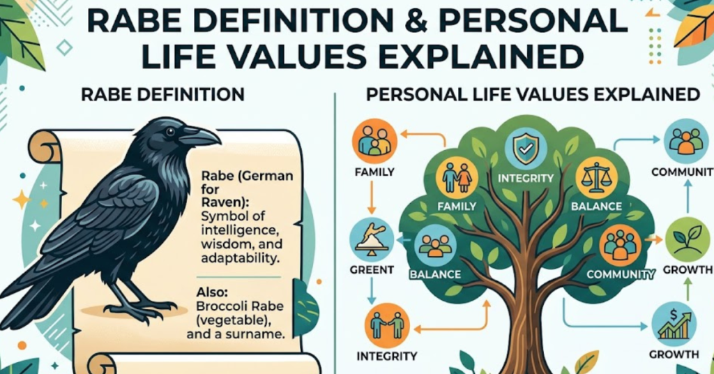 Rabe Definition & Personal Life Values Explained
