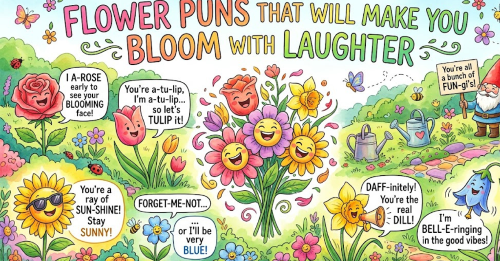 Flower Puns That Will Make You Bloom With Laughter