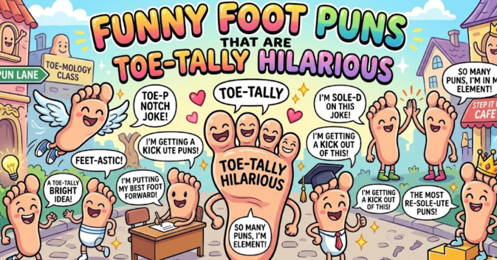 Funny Foot Puns That Are Toe-Tally Hilarious