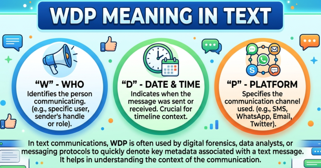 WDP Meaning in Text: Definition & Usage Explained