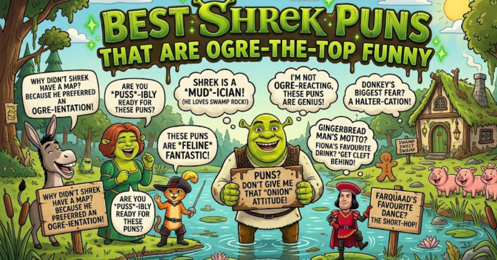 Best Shrek Puns That Are Ogre-the-Top Funny