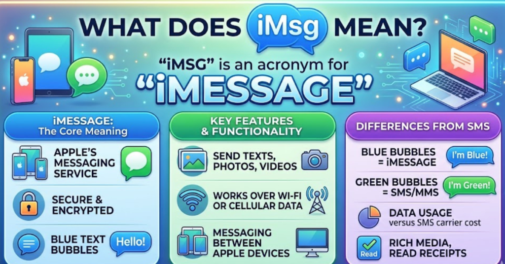 what does imsg mean