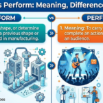 Preform vs Perform: Meaning, Differences & Usage