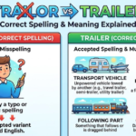 Trailor vs Trailer: Correct Spelling & Meaning Explained