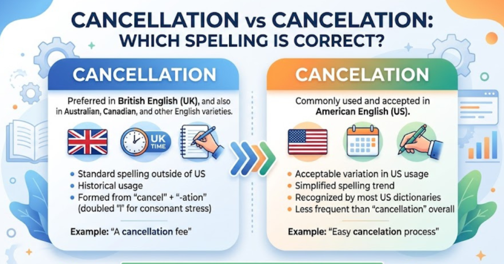 Cancellation vs Cancelation: Which Spelling Is Correct?