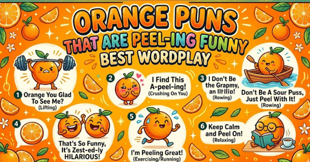 Orange Puns That Are Peel-ing Funny: Best Wordplay