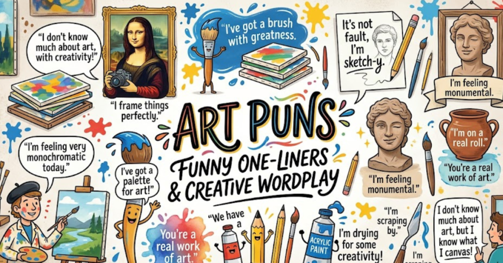 Art Puns: Funny One-Liners & Creative Wordplay