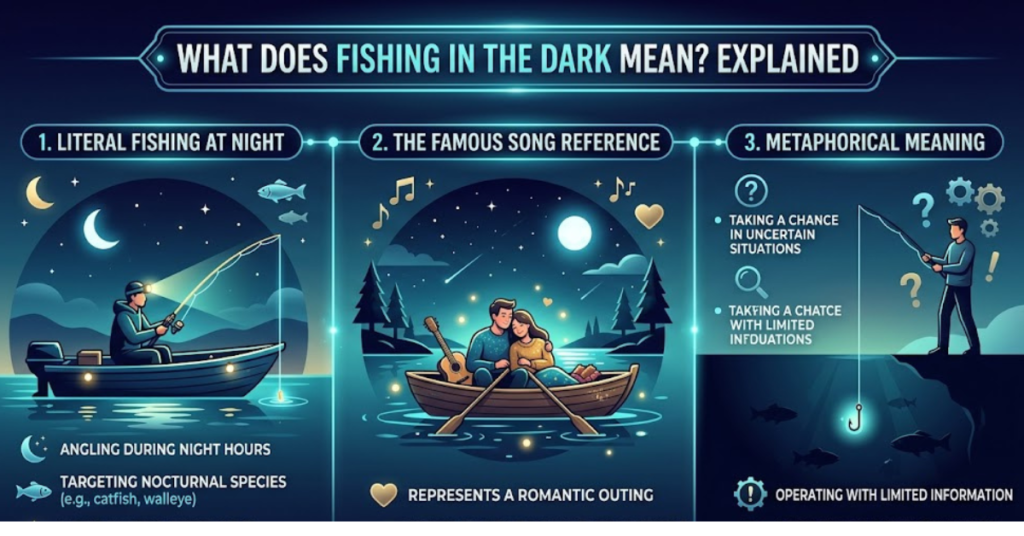 What Does Fishing in the Dark Mean? Explained