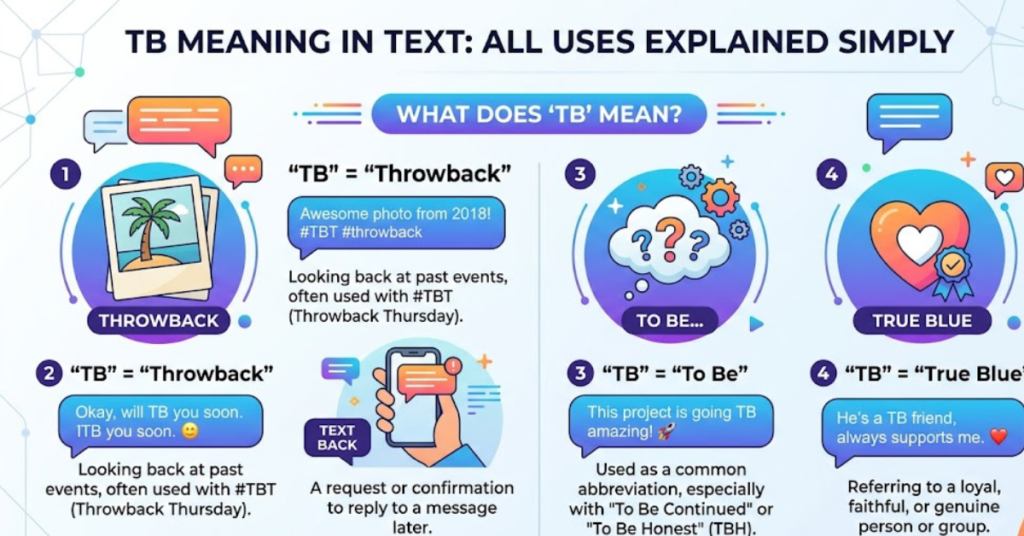 TB Meaning in Text: All Uses Explained Simply