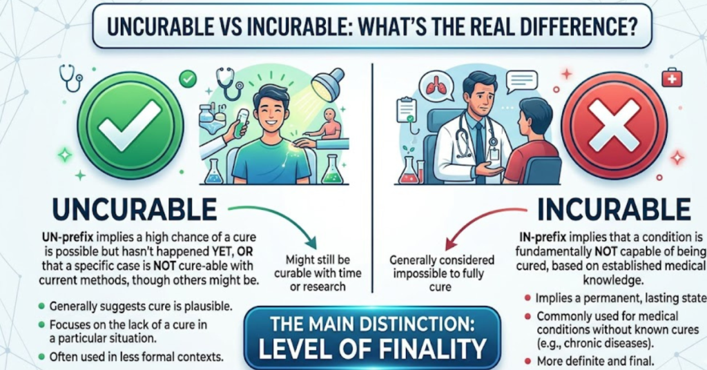 Uncurable vs Incurable What’s the Real Difference