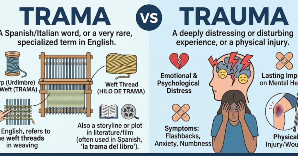 Trama vs Trauma: Meaning, Spelling & Key Differences