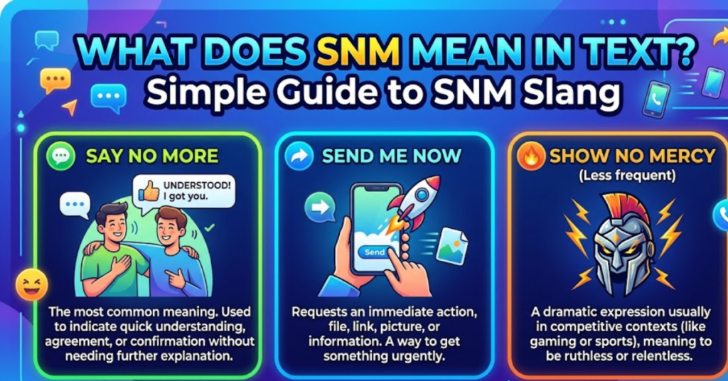 What Does SNM Mean in Text? Simple Guide to SNM Slang