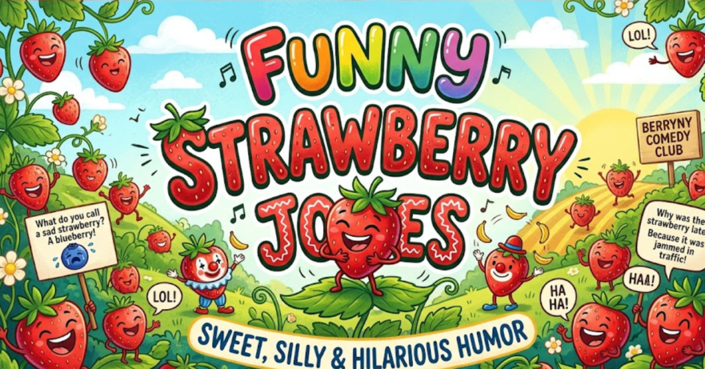 Funny Strawberry Jokes: Sweet, Silly & Hilarious Humor