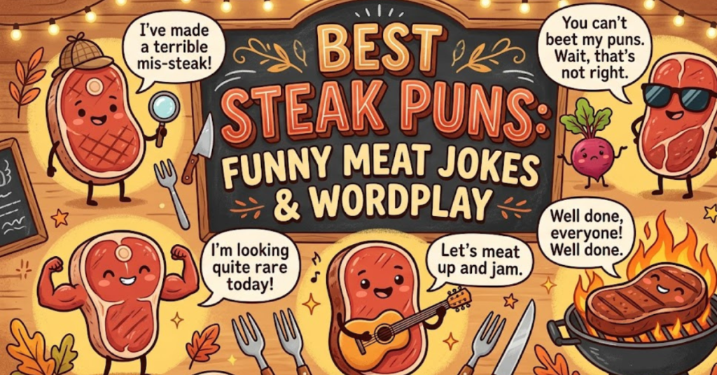 Best Steak Puns: Funny Meat Jokes & Wordplay