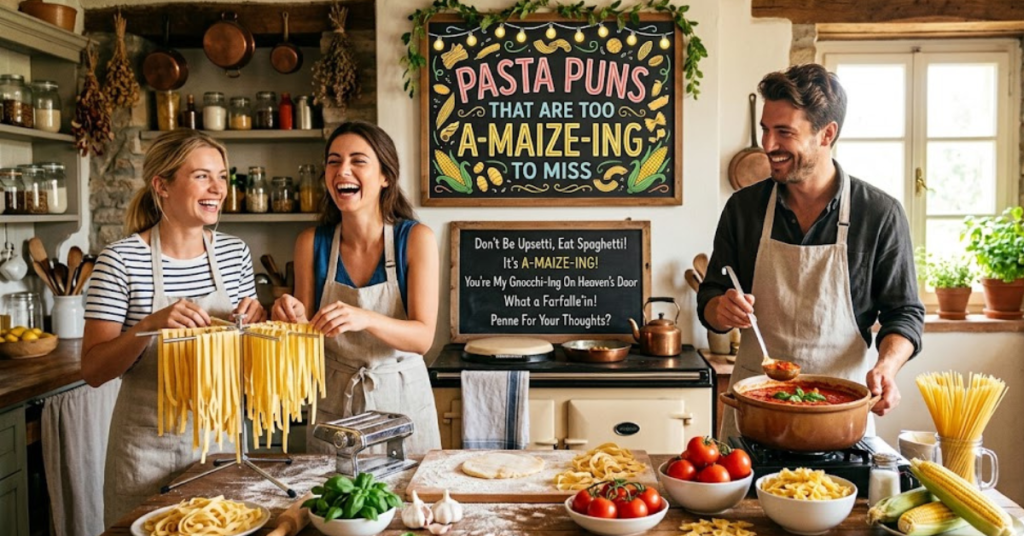 Pasta Puns That Are Too A-Maize-Ing to Miss