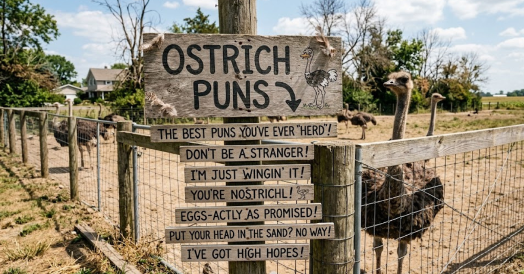 Ostrich Puns