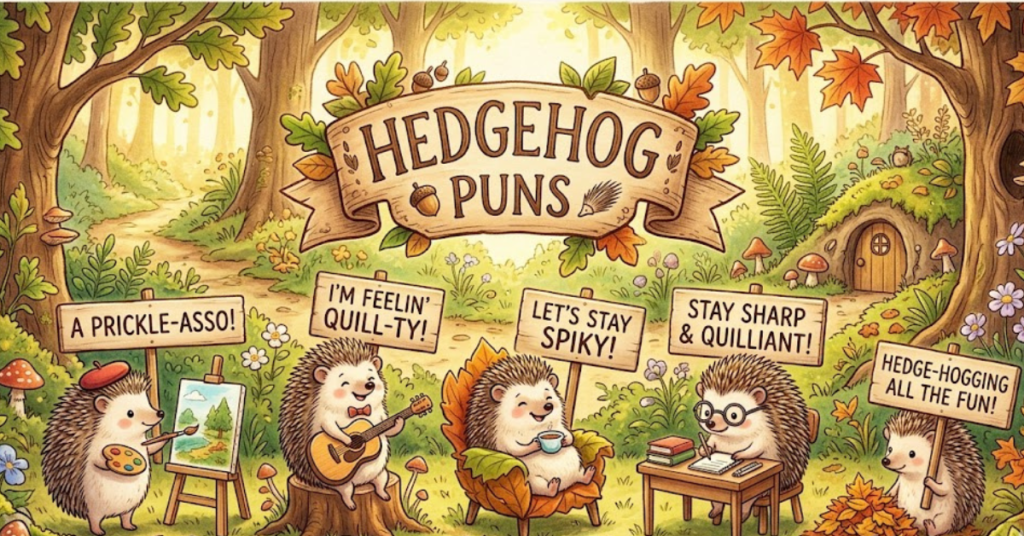 Hedgehog Puns
