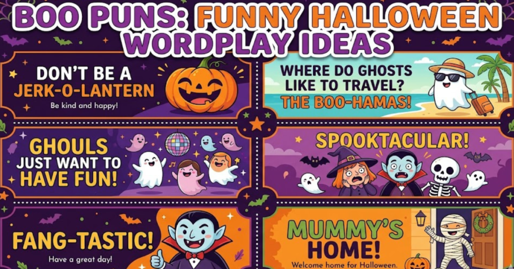 Boo Puns: Funny Halloween Wordplay Ideas
