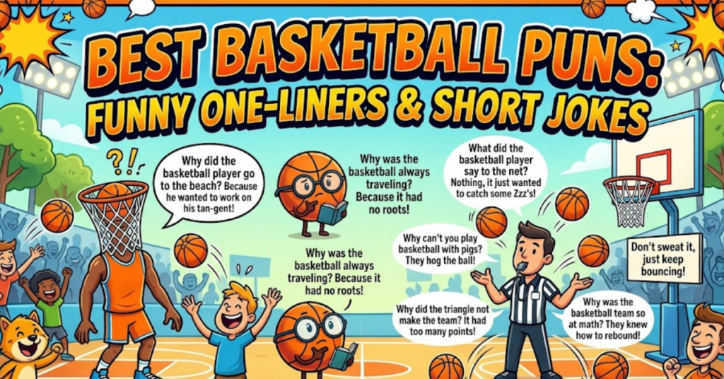 Best Basketball Puns: Funny One-Liners & Short Jokes