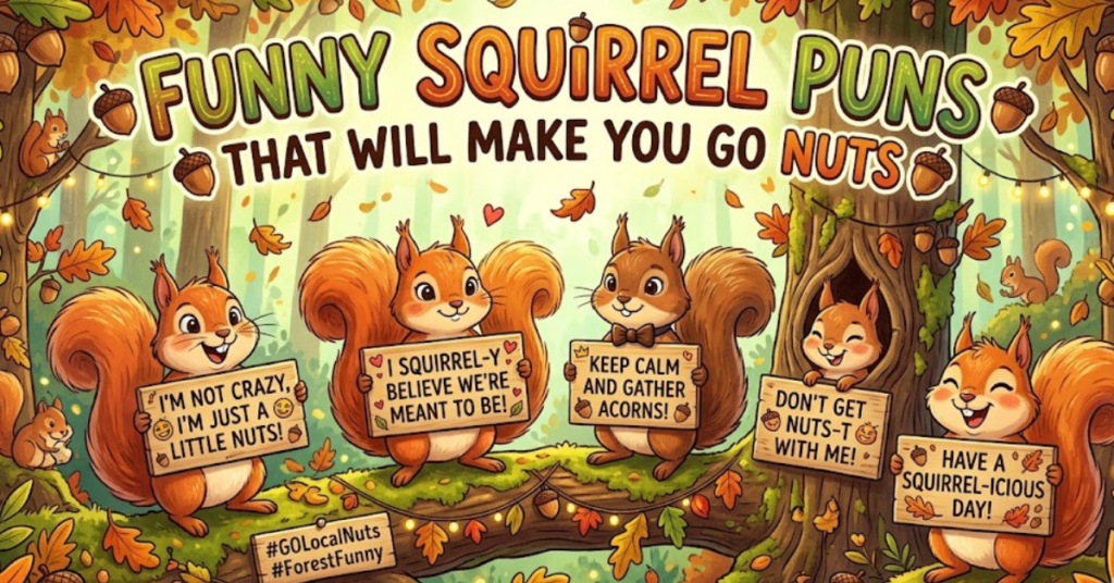 Funny Squirrel Puns That Will Make You Go Nuts