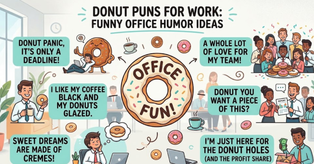 Donut Puns for Work: Funny Office Humor Ideas