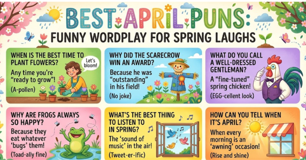Best April Puns: Funny Wordplay for Spring Laughs